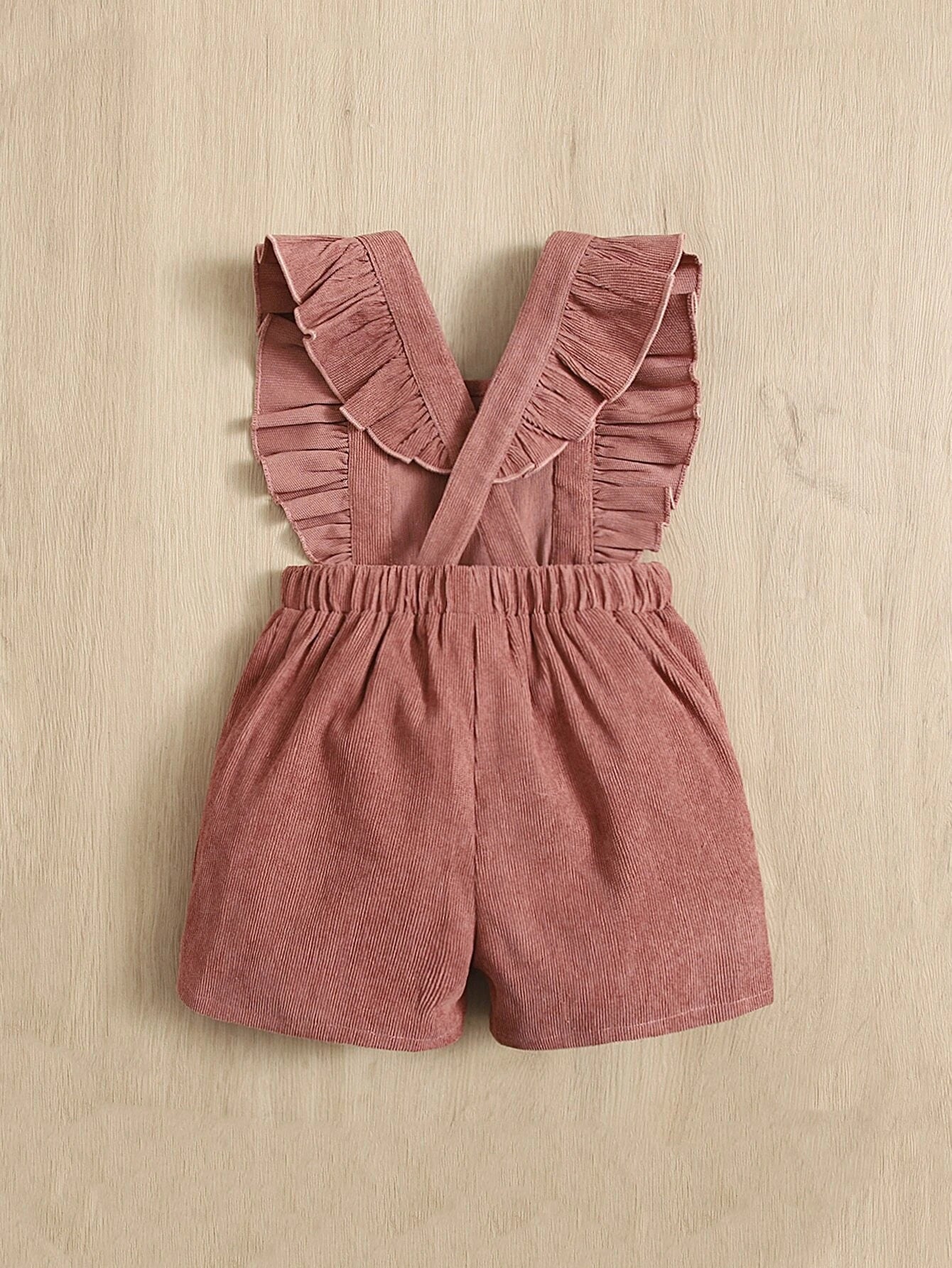 Ruffle Trim Romper