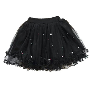 Charmante jupe Tutu avec détails de perles et de paillettes 