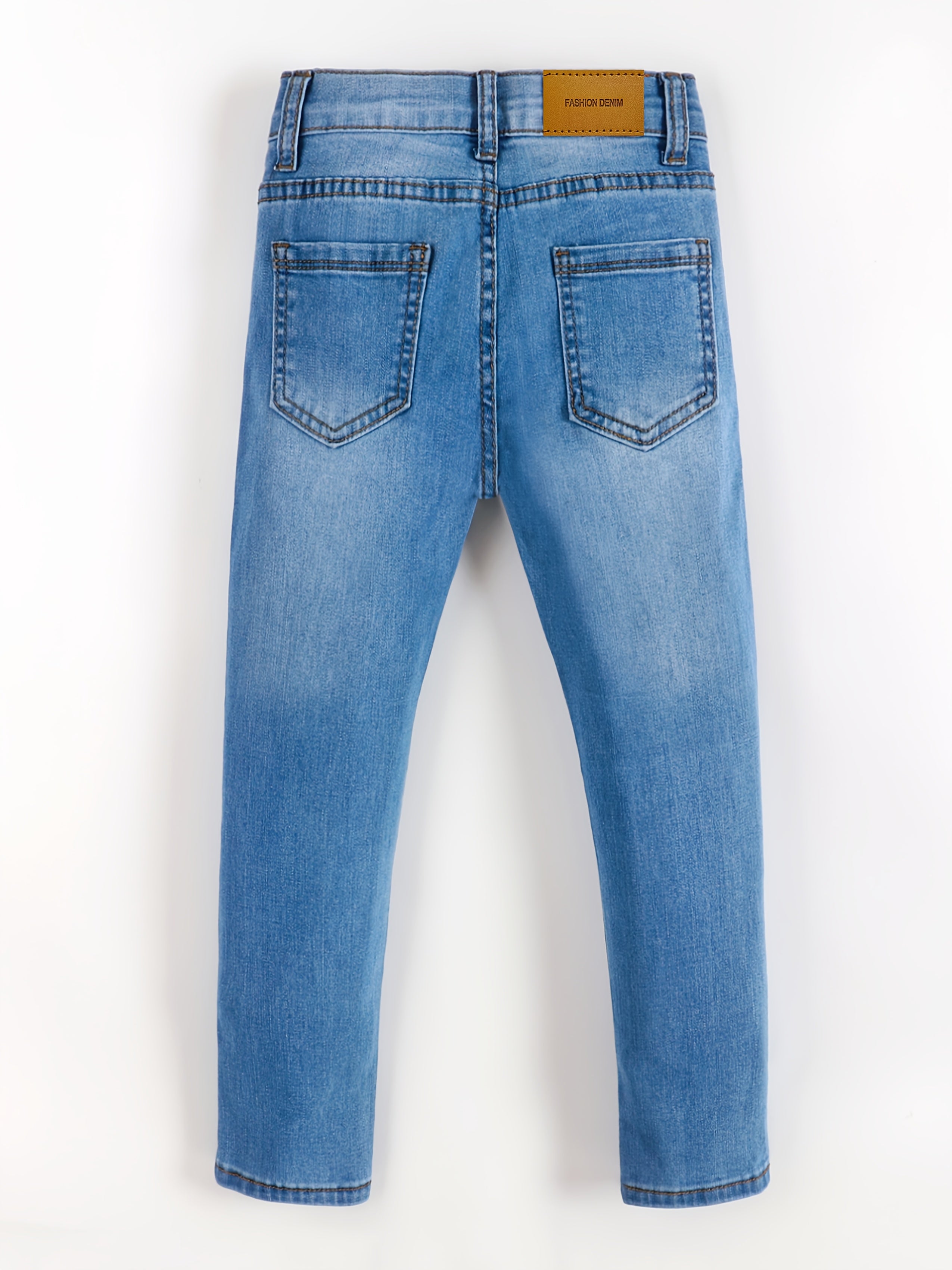 Kinderkleurige Hot Pressed Casual Jeans